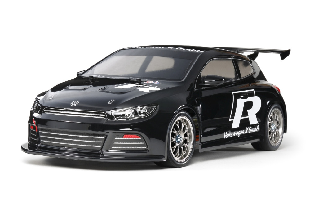 R/C 1/10 VW Scirocco GT - Black Painted (TT01E)